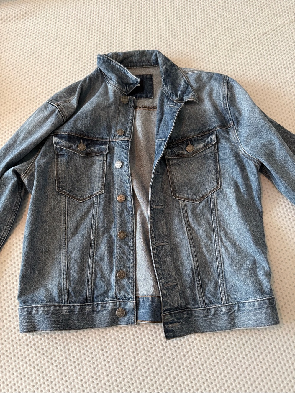 Express Denim Jacket in Medium Blue